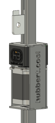 HUBBERT Detailansicht Motor, Trapezspindel und F?hrung